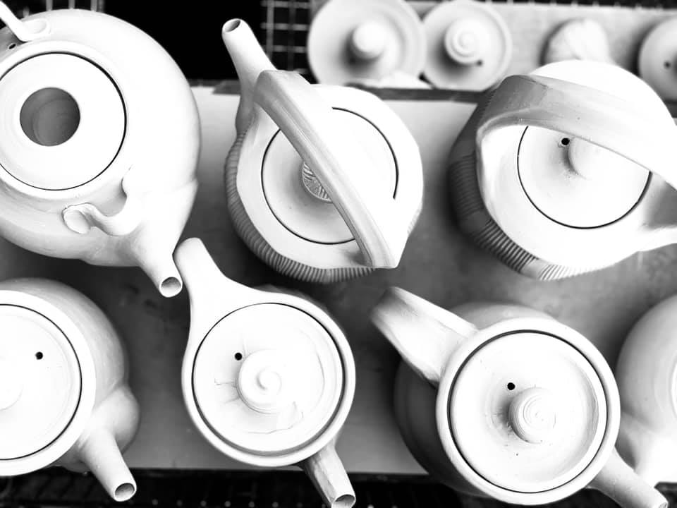 Sarah Wells Rolland teapots, abundance, our stock image Sarah Wells Rolland teapots, abundance, our stock image