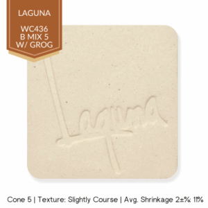 Laguna-Clays-WC436-B-Mix-5-w-Grog Laguna Clay WC-436 B Mix 5 with Grog